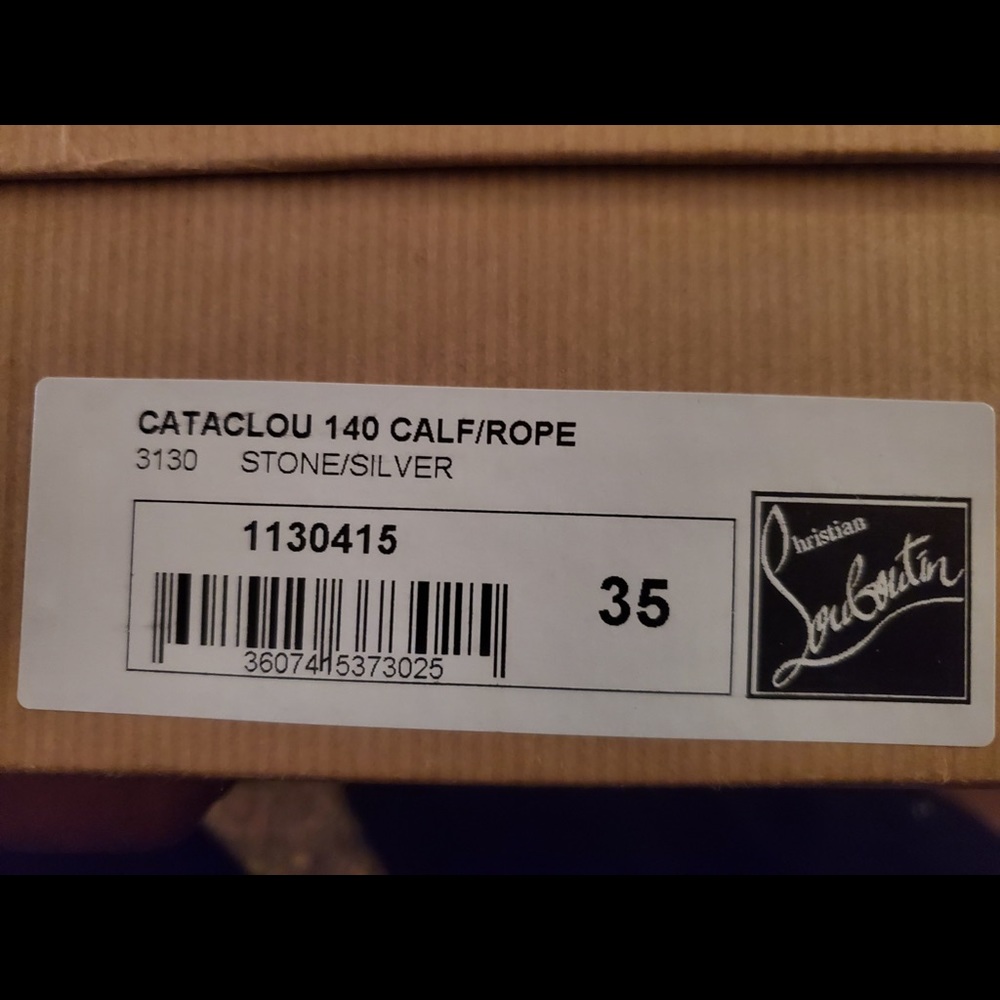 Christian Louboutin Cataclou Wedge Sandal - Picture 5 of 6
